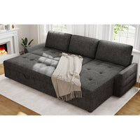 Cratio 4 Seater Sofa | Convertible Bed With Storage - TORQUE INNOVATIONS PRIVATE LIMITED