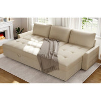 Cratio 4 Seater Sofa | Convertible Bed With Storage - TORQUE INNOVATIONS PRIVATE LIMITED