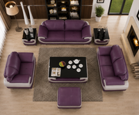 Crown 3+2+1 Leatherette  Sofa Set for Living Room