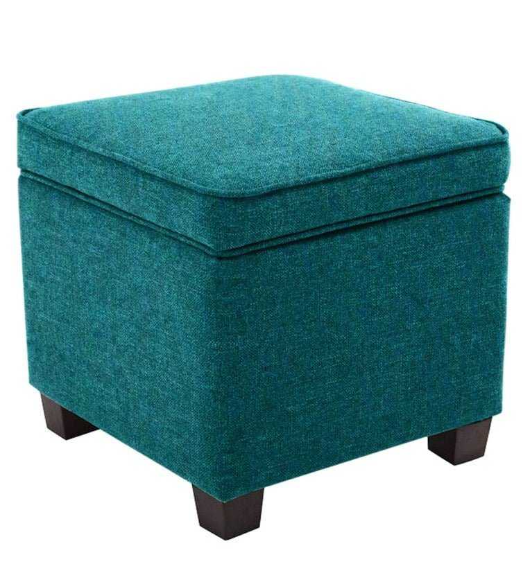 Daicy Ottoman Foam Cushioned Pouffe Puffy for Foot Rest Home