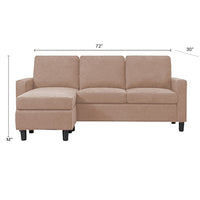 Swan 3 Seater Sofa With Ottoman For Living Room