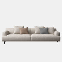 Modern Amsterdam 6 Seater Fabric Sofa Set (3+2+1) with Solid Wood Frame & Premium Cushions