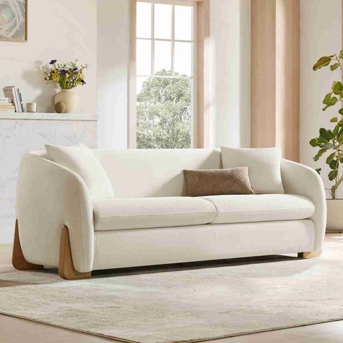 Chenille Sofa 3 Seater Sofa