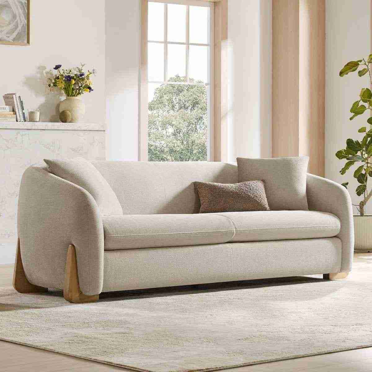 Chenille Sofa 3 Seater Sofa
