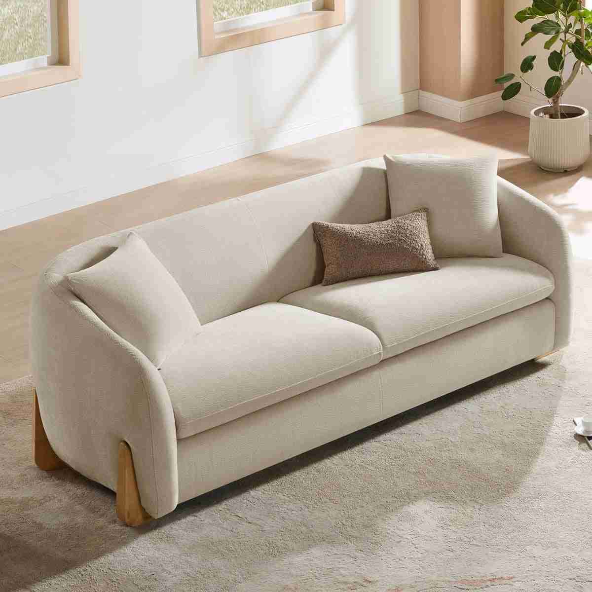 Chenille Sofa 3 Seater Sofa