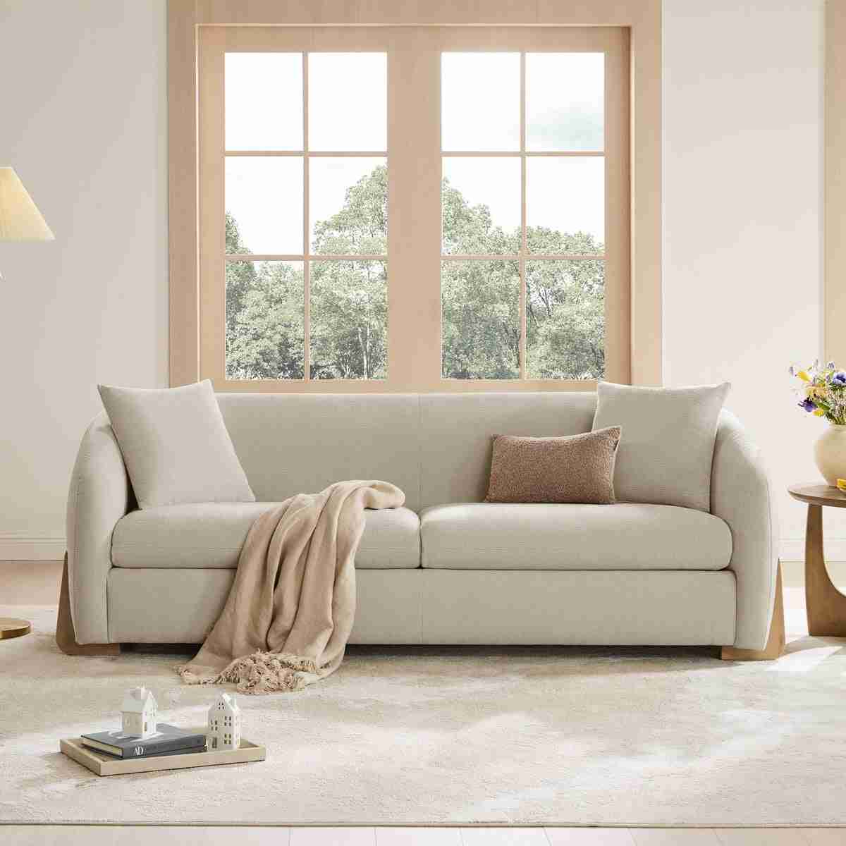 Chenille Sofa 3 Seater Sofa