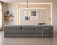 Vegas Modern Sofa Cum Bed with Premium Lounge Comfort – Luxury Convertible Fabric Sofa