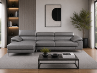 Renzo Leatherette Sofa For Living Room