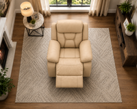 Pawel Manual Leatherette Recliner | Premium Recliner Chair for Living Room