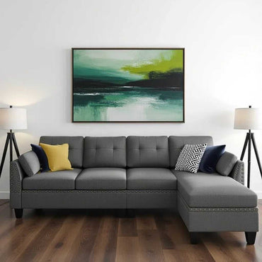 Elora Modular 5 Seater Sofa For Living Room - TORQUE INNOVATIONS PRIVATE LIMITED