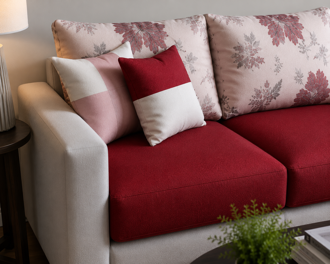 Wayland Modern Living Room Fabric Sofa – Luxury Comfortable Designer Sofa Set