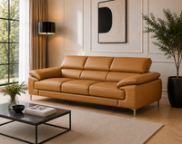Renzo Leatherette Sofa For Living Room