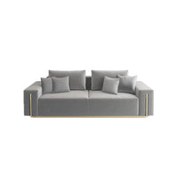 Gloria 2 Seater Premium Fabric Sofa For Living Room - TORQUE INNOVATIONS PRIVATE LIMITED