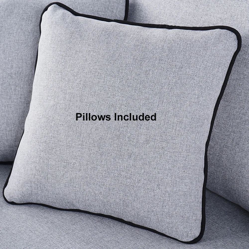 Gloria 2 Seater Premium Fabric Sofa For Living Room - TORQUE INNOVATIONS PRIVATE LIMITED