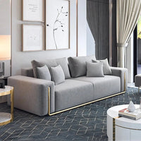 Gloria 2 Seater Premium Fabric Sofa For Living Room - TORQUE INNOVATIONS PRIVATE LIMITED
