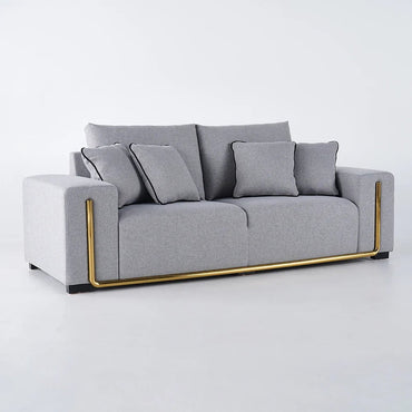 Gloria 2 Seater Premium Fabric Sofa For Living Room - TORQUE INNOVATIONS PRIVATE LIMITED