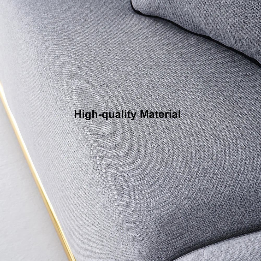Gloria 2 Seater Premium Fabric Sofa For Living Room - TORQUE INNOVATIONS PRIVATE LIMITED