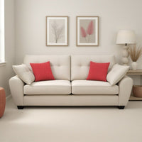 Hatfield 3 Seater Fabric Sofa for Living Room - Torque India