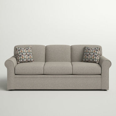 Jinita 3 Seater Fabric sofa for Living Room - Grey - Torque India