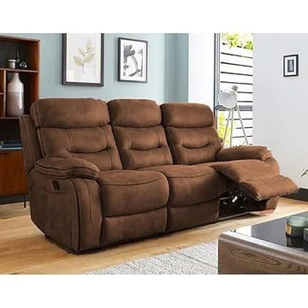 Joel 3 Seater Manual Recliner | 3 Seater Recliner Sofa - Torque India