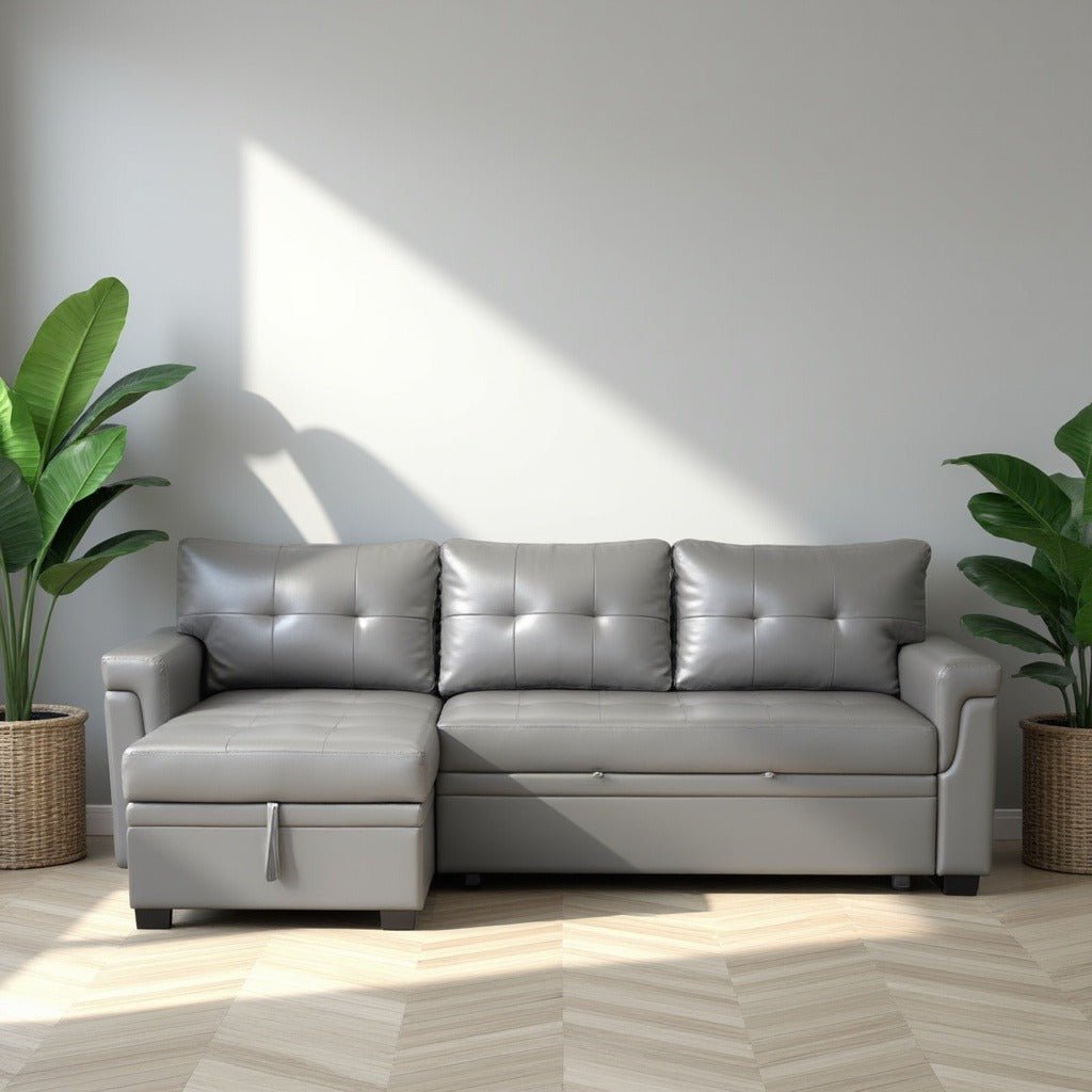 Juron 4 Seater Sofa Bed With Storage - Torque India
