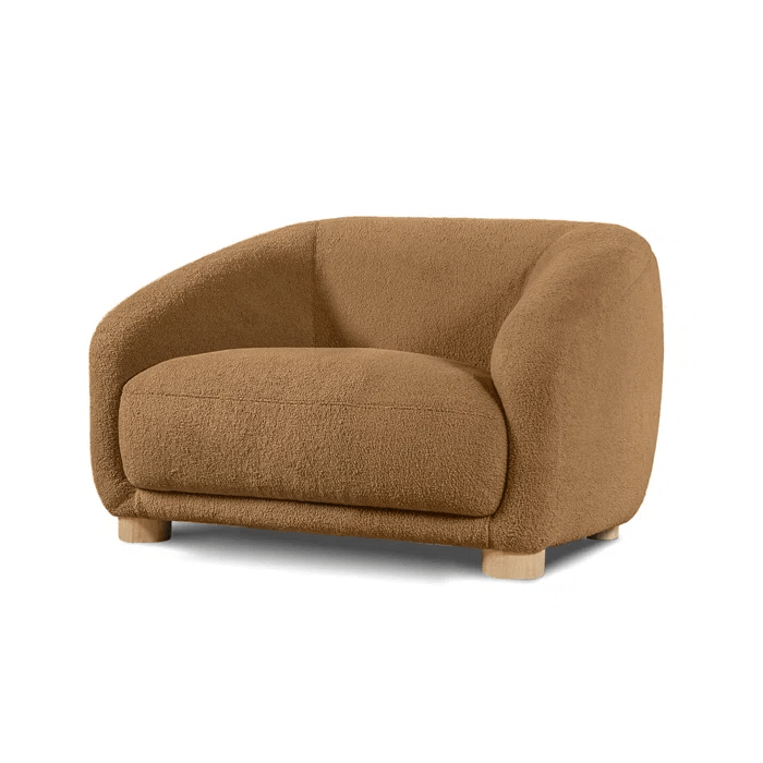 Kaniel Premium Boucle Fabric Sofa For Living Room. - TORQUE INNOVATIONS PRIVATE LIMITED