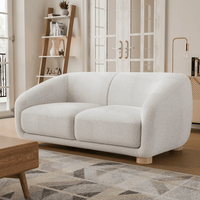 Kaniel Premium Boucle Fabric Sofa For Living Room. - TORQUE INNOVATIONS PRIVATE LIMITED