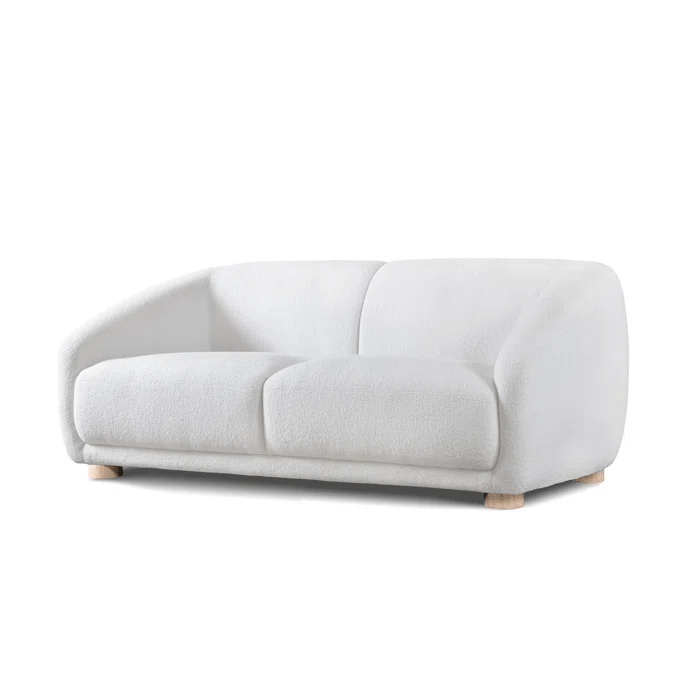 Kaniel Premium Boucle Fabric Sofa For Living Room. - TORQUE INNOVATIONS PRIVATE LIMITED