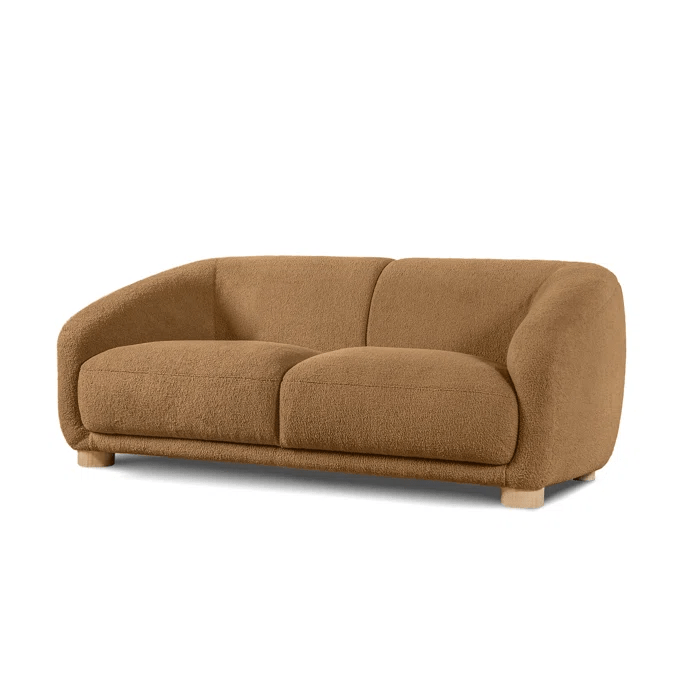 Kaniel Premium Boucle Fabric Sofa For Living Room. - TORQUE INNOVATIONS PRIVATE LIMITED