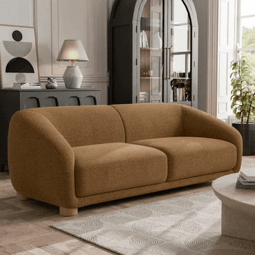Kaniel Premium Boucle Fabric Sofa For Living Room. - TORQUE INNOVATIONS PRIVATE LIMITED