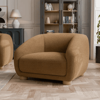 Kaniel Premium Boucle Fabric Sofa For Living Room. - TORQUE INNOVATIONS PRIVATE LIMITED