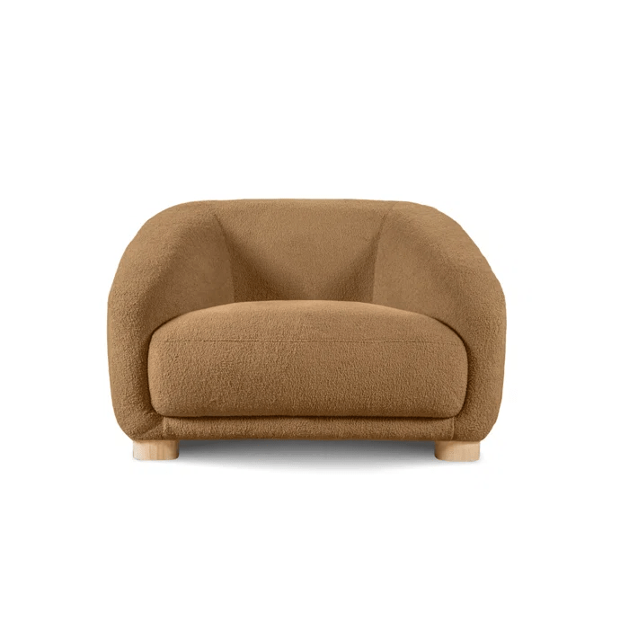 Kaniel Premium Boucle Fabric Sofa For Living Room. - TORQUE INNOVATIONS PRIVATE LIMITED