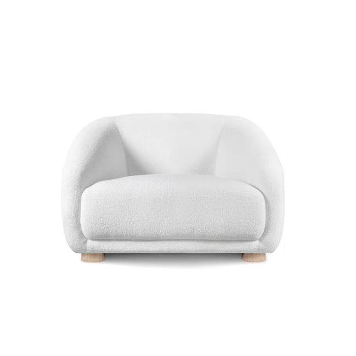 Kaniel Premium Boucle Fabric Sofa For Living Room. - TORQUE INNOVATIONS PRIVATE LIMITED
