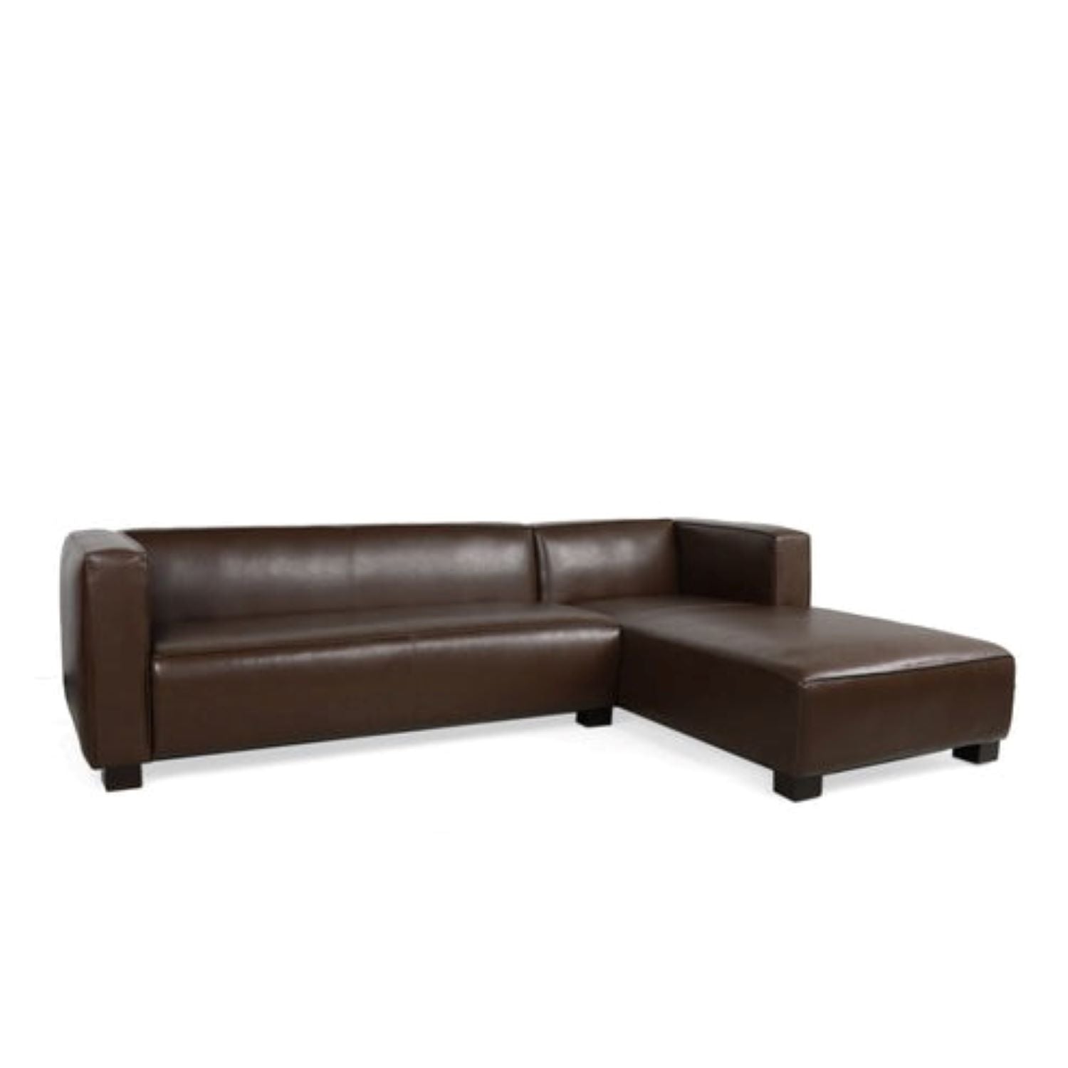 Nordic L Shape 5 Seater Leatherette Sofa For Living Room - Torque India