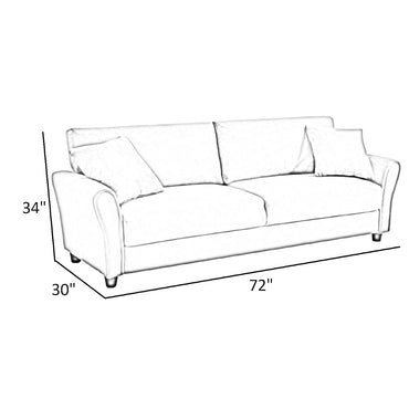 Penny 3 Seater Fabric Sofa - Torque India