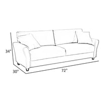 Penny 3 Seater Fabric Sofa – Modern Wooden Frame Living Room Couch