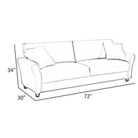 Penny 3 Seater Fabric Sofa - Torque India