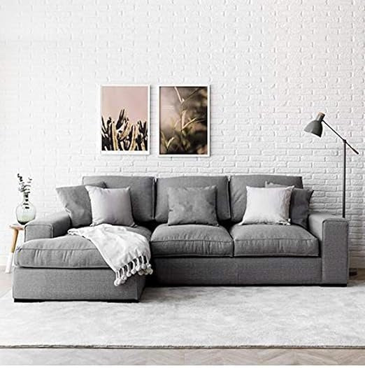 Reiko L-Shape 4 Seater Sofa for Living Room - Torque India