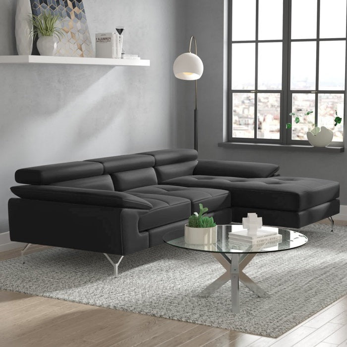 Renzo Leatherette Sofa For Living Room - Torque India