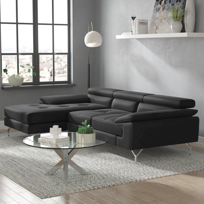 Renzo Leatherette Sofa For Living Room - Torque India