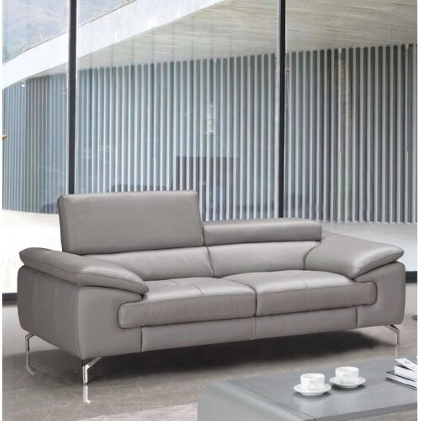 Renzo Leatherette Sofa For Living Room - Torque India