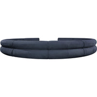 round sofa set 10 seater modern sectional sofa dark blue fabric luxury living room furniture