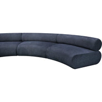 round sofa set 10 seater modern sectional sofa dark blue fabric luxury living room furniture