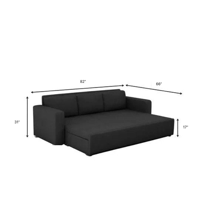 Ryden 3 Seater Sofa Come Bed With Storage | 3 Seater Sofa Come Bed - Torque India