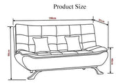 Sabrina 3 Seater Multipurpose Sofa come Bed - Torque India