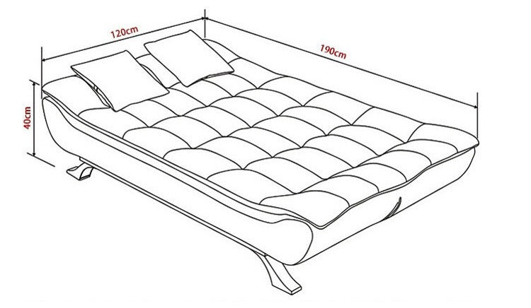 Sabrina 3 Seater Multipurpose Sofa Cum Bed - Torque India