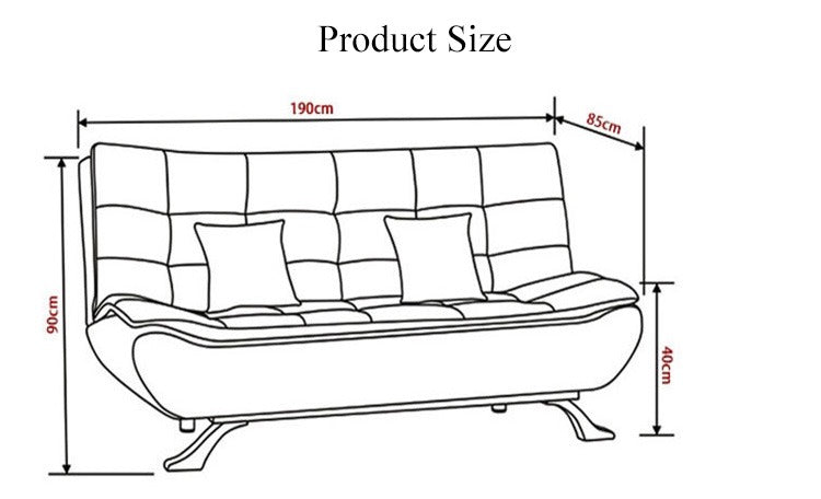 Sabrina 3 Seater Multipurpose Sofa Cum Bed - Torque India