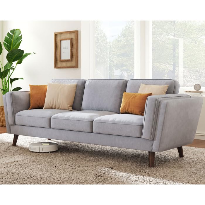 Saffron 3 Seater Fabric Sofa - Torque India