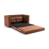 Corrigon Fabric Wooden Sofa Cum Bed for Living Room