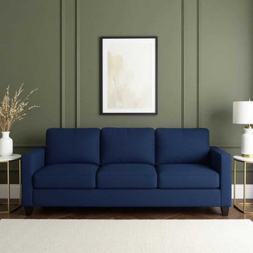 Stork 3 Seater Fabric Sofa For Living Room - Torque India